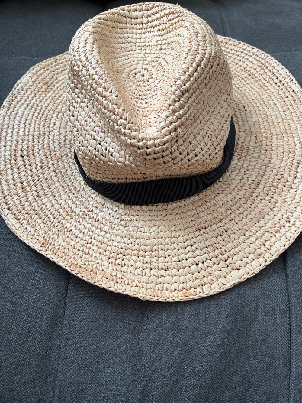 J.Crew Natural Raffia Straw Sun Hat - Beige